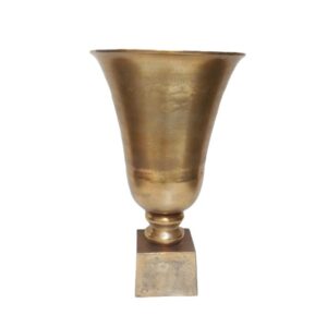 Copa metal dorada Fenice