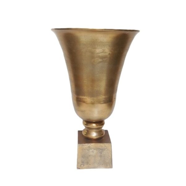Copa metal dorada Fenice