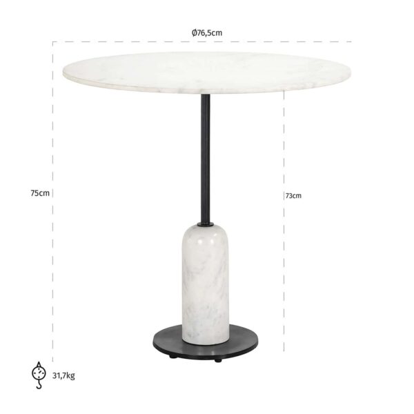 Bistro table Jagger 76
