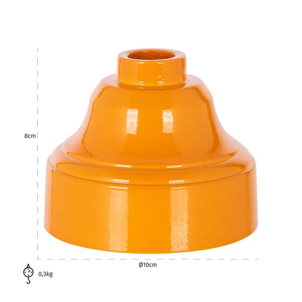 Candle holder Dion orange