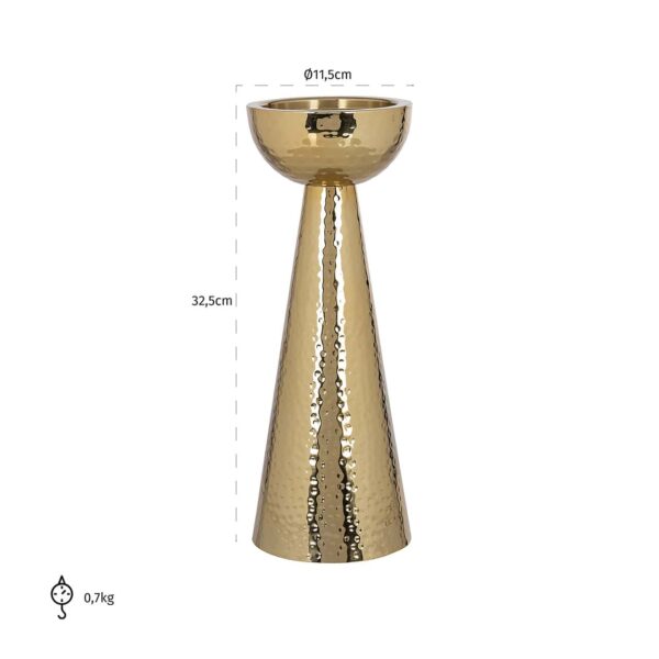 Candle holder Lizz small (Gold)