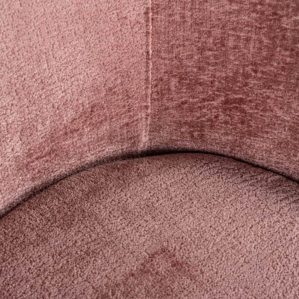 Chair Amphara rose chenille fire retardant (Bergen 705 rose chenille)