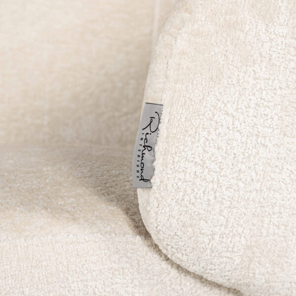 Chair Amphara white chenille fire retardant (FR-Bergen 900 white chenille)