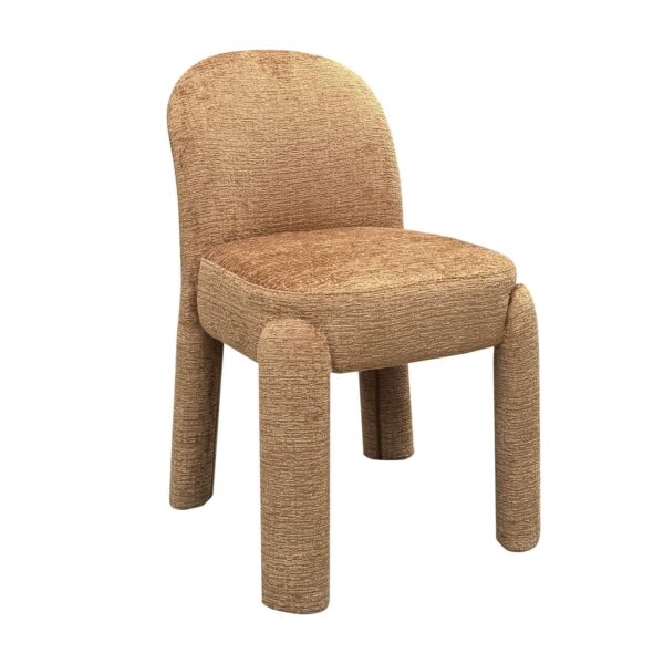 Chair Brandi cognac fusion (set of 2) (Fusion cognac 28)