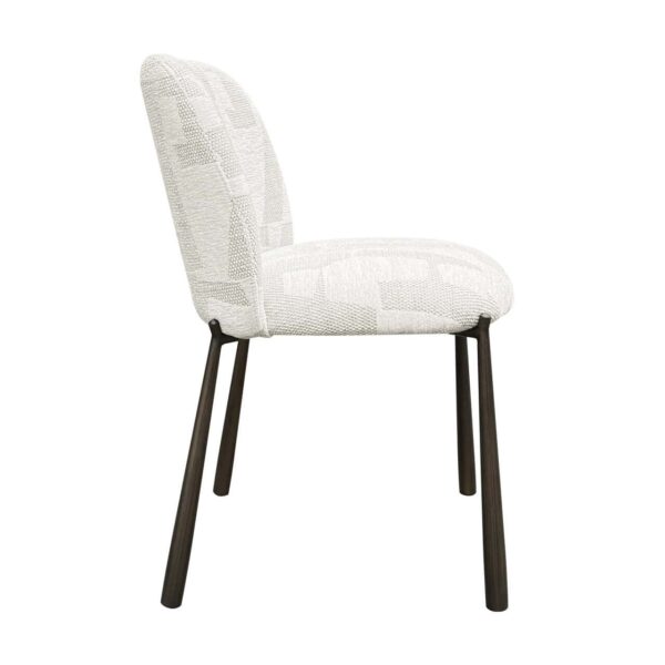 Chair Lana beige graffic (set of 2) (Beige graffic)