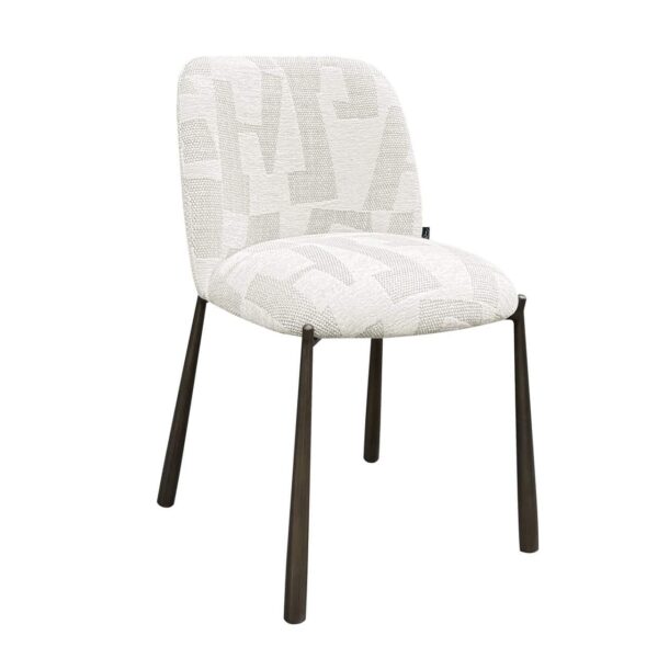 Chair Lana beige graffic (set of 2) (Beige graffic)