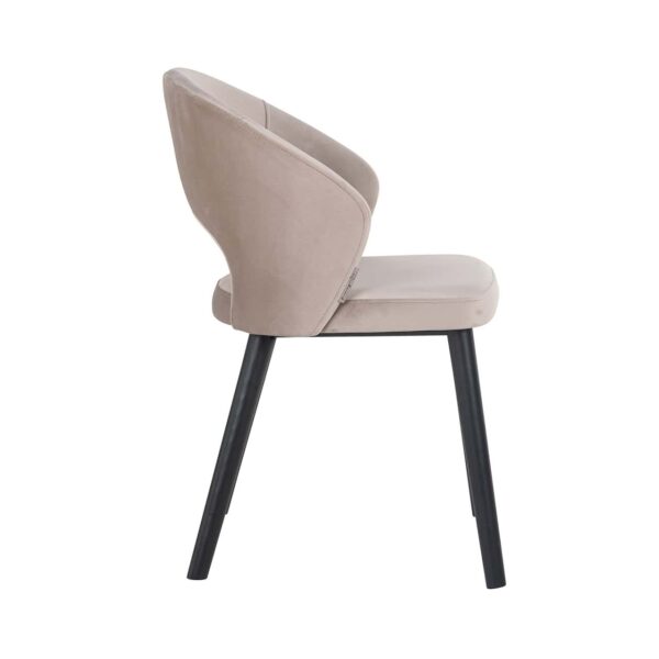 Chair Savoy khaki velvet (Quartz Khaki 903)