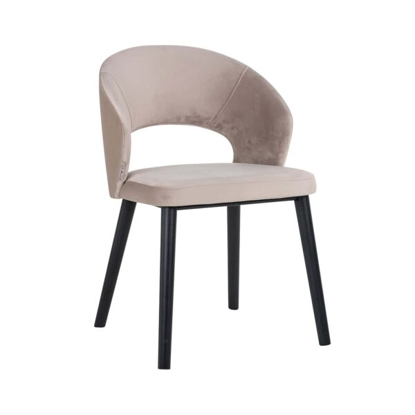 Chair Savoy khaki velvet (Quartz Khaki 903)