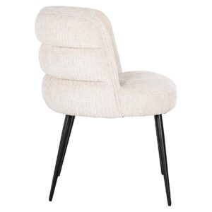 Chair Stella beige chenille fire retardant (Niagara 902 beige Chenille)