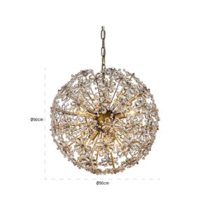 Chandelier Cyntha (Bronze)