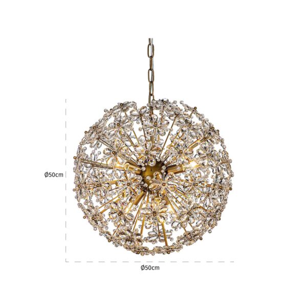 Chandelier Cyntha (Bronze)