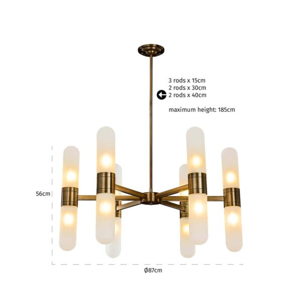 Chandelier Tricon (Bronze)