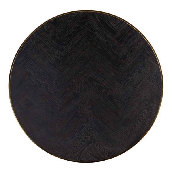 Coffee table Blackbone gold set of 2 (Black rustic)