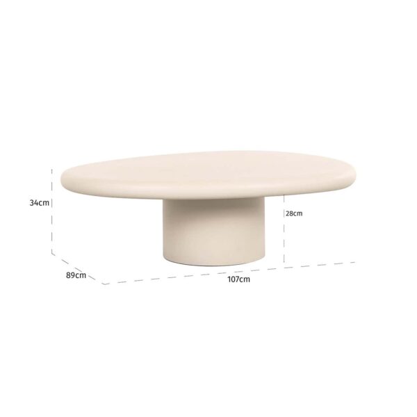 Coffee table Clayton (Beige)