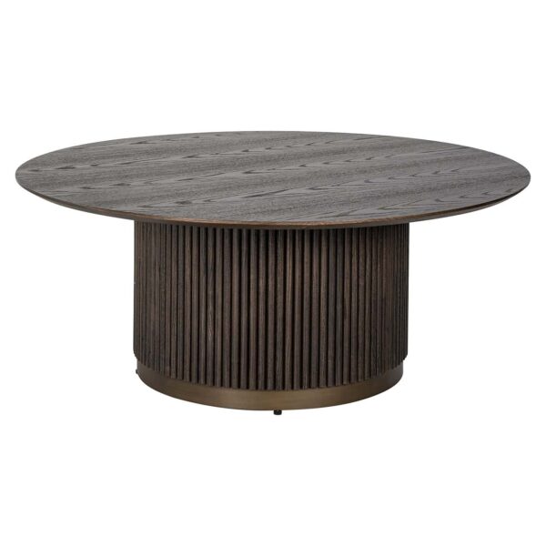 Coffee table Luxor 100Ø (Brown)