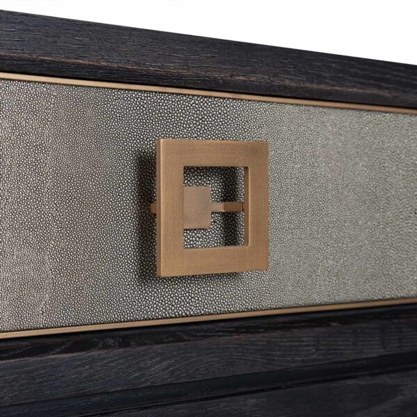 Console Bloomville 3-drawers (Gold)