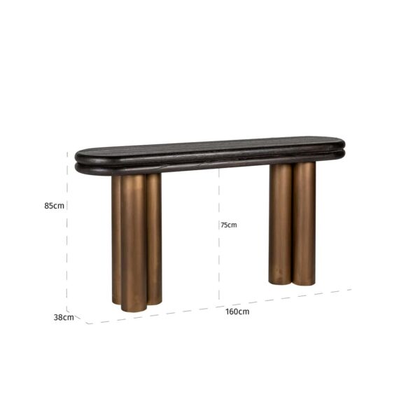 Console Macaron (Black rustic)