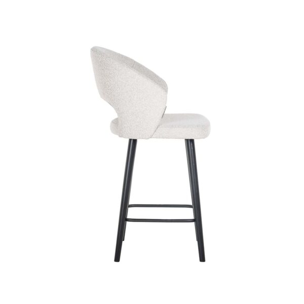 Counter stool Savoy white bouclé (Copenhagen 900 Bouclé White)