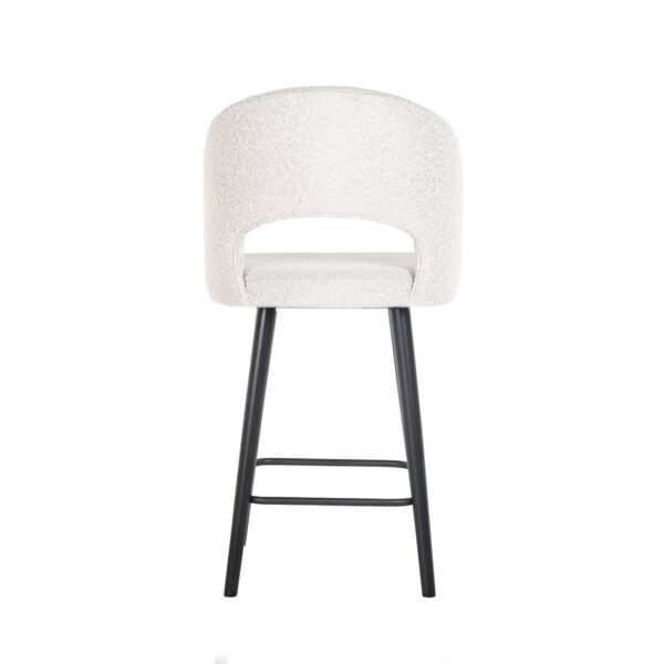 Counter stool Savoy white bouclé (Copenhagen 900 Bouclé White)