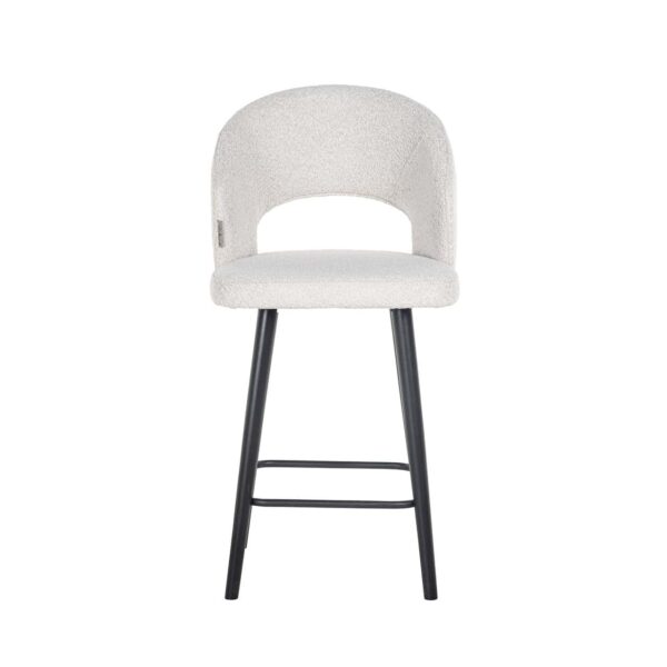 Counter stool Savoy white bouclé (Copenhagen 900 Bouclé White)