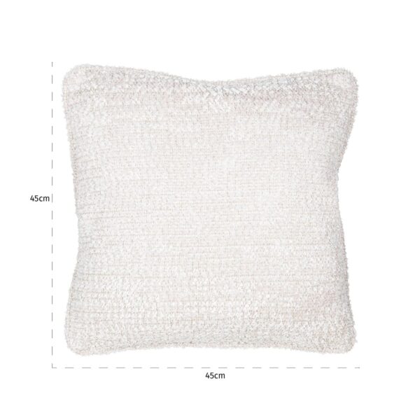 Cushion Lina 45x45 lovely cream (Be Lovely 11 Cream)