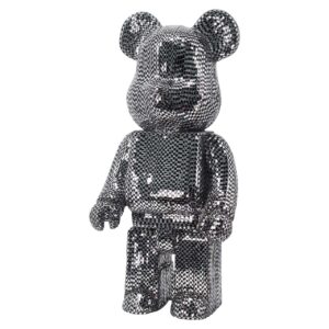 Decorative object Bear small (Silver)