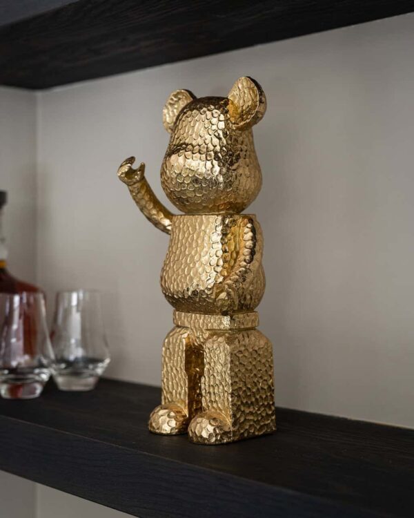 Decorative object Bear standing (Gold)