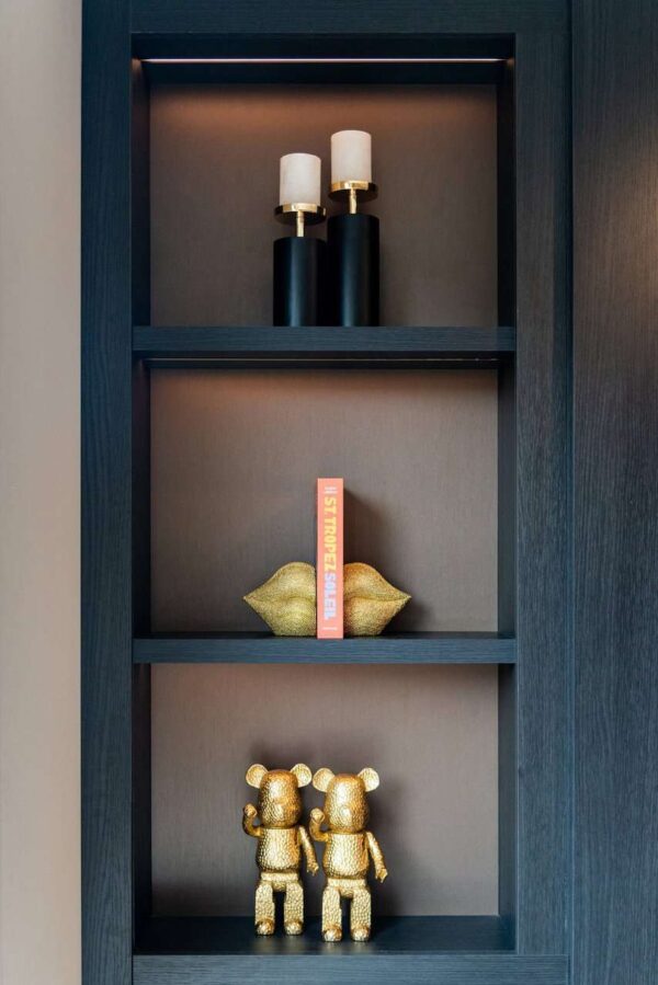 Decorative object Bear standing (Gold)