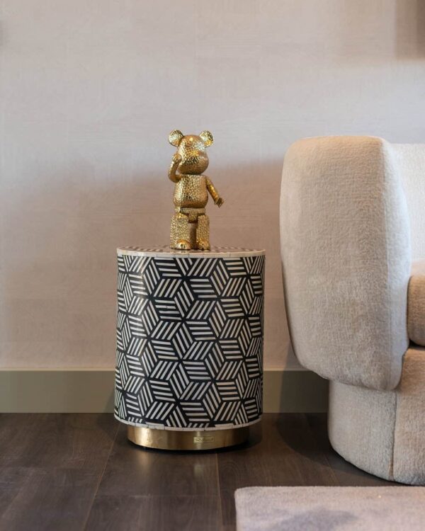 Decorative object Bear standing (Gold)