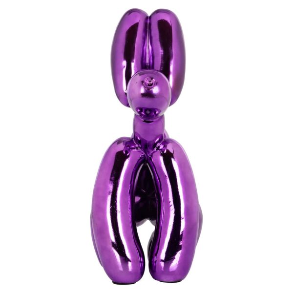 Decorative object Dog purple