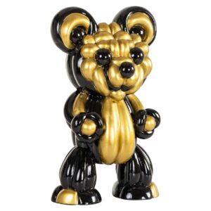 Decorative object Silly (Black/gold)