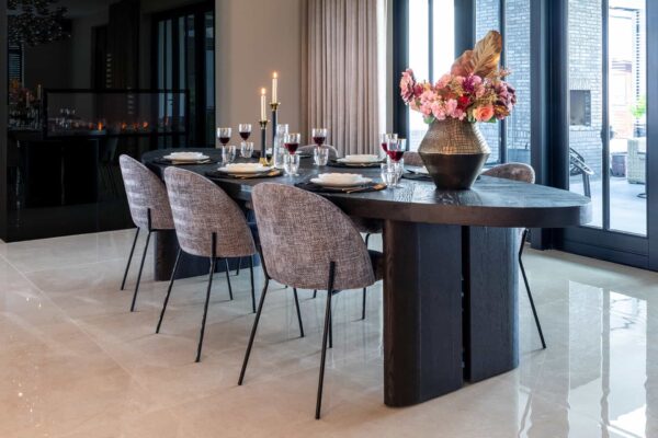 Dining table Lilly 330 (Dark coffee)