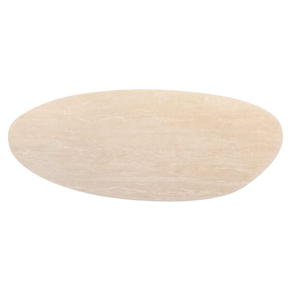 Dining table Renaissance organic italian travertine (Beige)