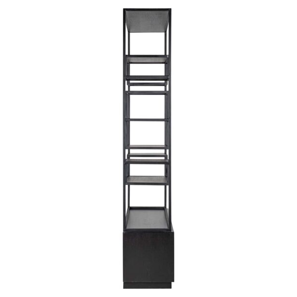 Display cabinet Bonvoy black 2-drawers (Black)