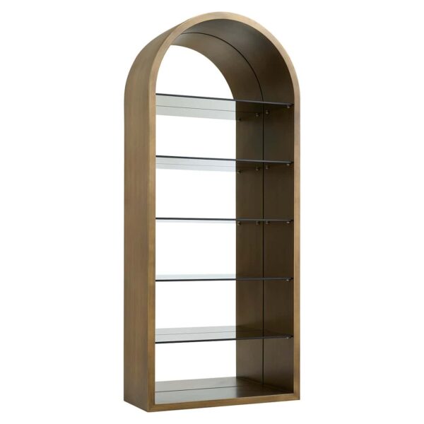 Display cabinet Bowic (Brushed Gold)