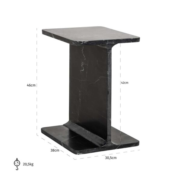 End table Benson black (Black)