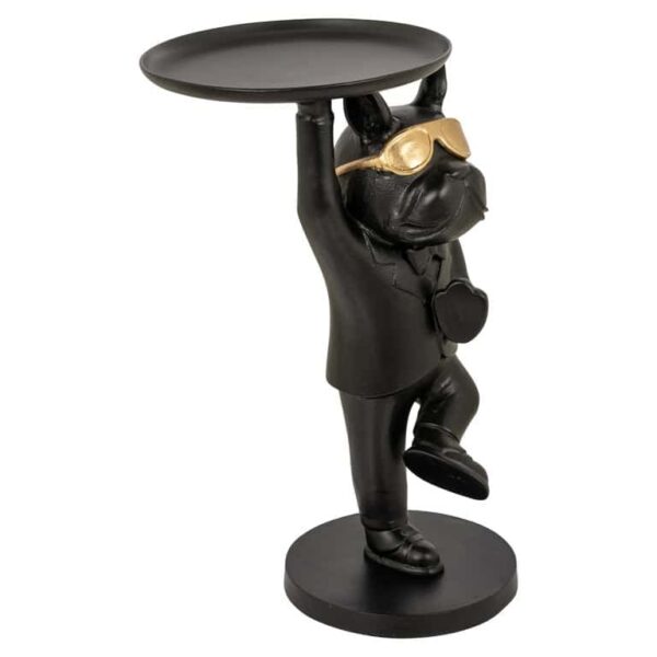 End table Bullie (Black/gold)