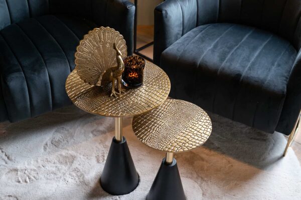 End table Cobra 30Ø (Gold)
