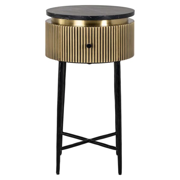 End table Ironville (Gold)