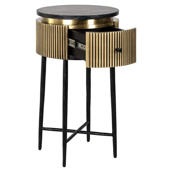 End table Ironville (Gold)