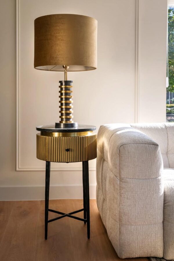 End table Ironville (Gold)