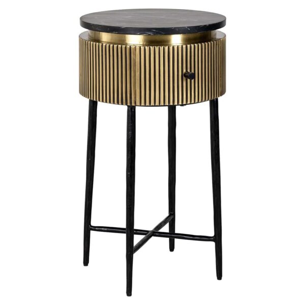 End table Ironville (Gold)