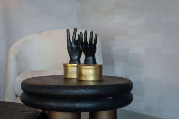 End table Macaron (Black rustic)