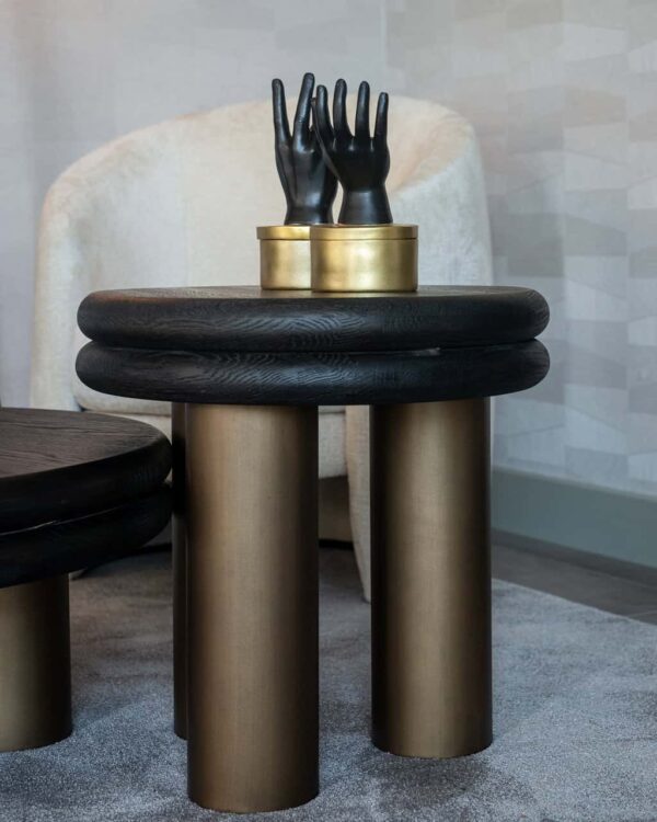 End table Macaron (Black rustic)