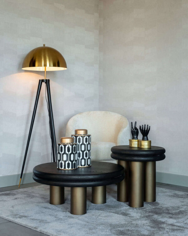 End table Macaron (Black rustic)