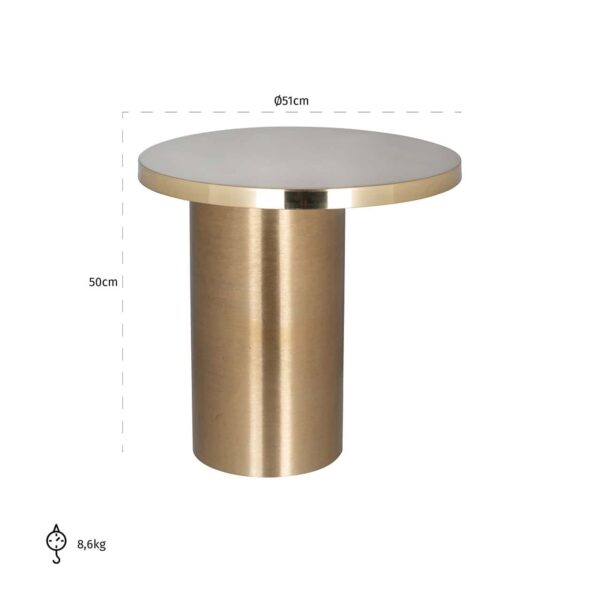 End table Naya (Brushed Gold)