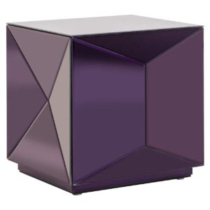 End table Shifra mirror purple ()