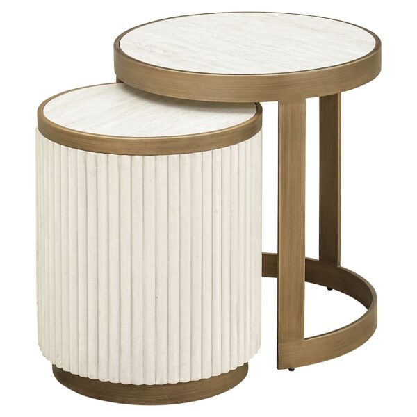 End table Tivoli set of 2 (White)