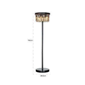 Floor lamp Dagmar black (Black)