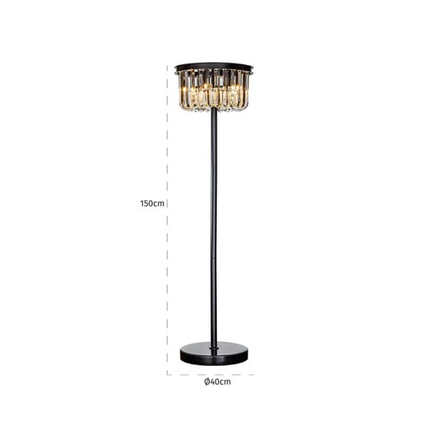 Floor lamp Dagmar black (Black)